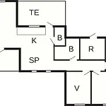 6 Person In Henne-by Traum Hébergement de vacances *